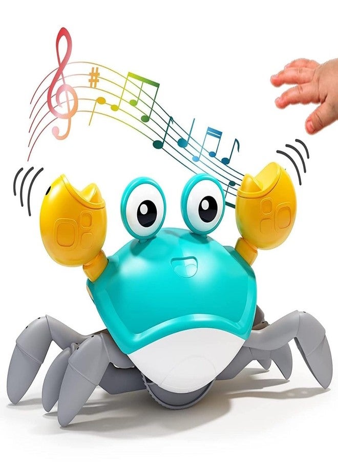 JAPSI Crawling Crab Baby Toy | Electronic Musical Light up Toy | Birthday Gift | Crawling Crab Baby Musical Kids Toy | Rechargeable | Multicolor | Interactive Early Learning Toys for Kids & Toddlers - Image 1